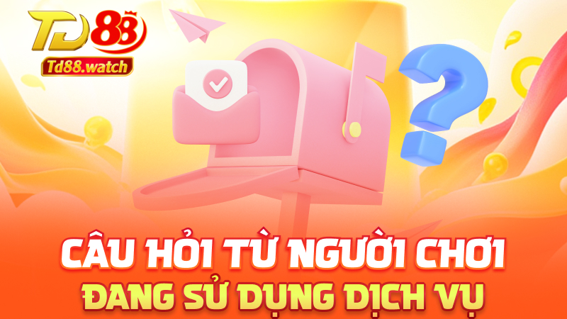 Câu hỏi từ người chơi đang sử dụng dịch vụ